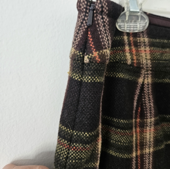 Michael kors wool plaid mini skirt - Picture 4 of 7